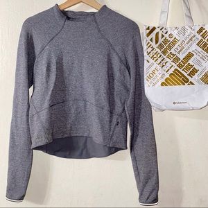 Lululemon Hill And Valley Mock Neck Pullover